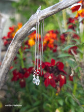 Load image into Gallery viewer, Herkimer Diamond (Quartz) Threader Earrings