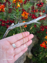 Load image into Gallery viewer, Quartz, Double-Terminated Threader Earrings