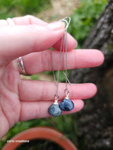 Load image into Gallery viewer, Pietersite (Blue Tiger Eye/Iron) Threader Earrings
