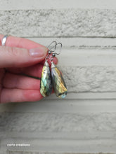 Load image into Gallery viewer, Labradorite Drop Earrings (Large)