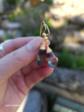 Load image into Gallery viewer, Fluorite Drop Earrings