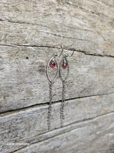 Load image into Gallery viewer, Rubellite Tourmaline Drop Dangles