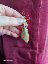 Load image into Gallery viewer, Red Jasper Earrings