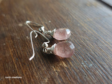 Load image into Gallery viewer, Strawberry Quartz Earrings