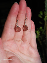 Load image into Gallery viewer, Strawberry Quartz Earrings