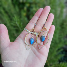 Load image into Gallery viewer, Labradorite Earrings