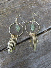 Load image into Gallery viewer, Prehnite Earrings