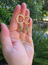 Load image into Gallery viewer, Green Kyanite Earrings