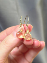 Load image into Gallery viewer, Heliodor Drop Earrings (Golden Beryl)
