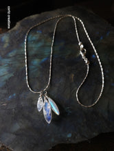 Load image into Gallery viewer, Rainbow Moonstone (white feldspar) Necklace