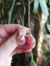Load image into Gallery viewer, Strawberry Quartz Drop Earrings