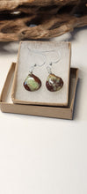 Load image into Gallery viewer, Chrysoprase Polished Heart Drop Earrings