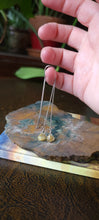 Load image into Gallery viewer, Rutilated Quartz Threader Earrings