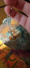 Load image into Gallery viewer, Golden Fire Topaz Threader Earrings