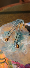 Load image into Gallery viewer, Golden Fire Topaz Threader Earrings