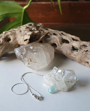 Load image into Gallery viewer, Aquamarine Silver Necklace