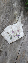 Load image into Gallery viewer, Fluorite, Labradorite, Amethyst, & Tourmaline Hoop Earrings