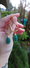 Load image into Gallery viewer, Amazonite Drop Dangle Earrings