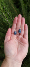 Load image into Gallery viewer, Kyanite (Blue) Faceted Pear Drop Earrings