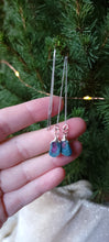 Load image into Gallery viewer, Ruby Zoistite Threader Earrings