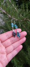 Load image into Gallery viewer, Labradorite & Apatite Drop Dangle Earrings