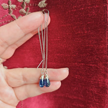 Load image into Gallery viewer, Kyanite (Blue) Threader Earrings
