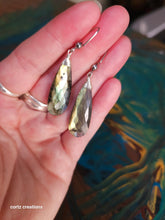 Load image into Gallery viewer, Labradorite Drop Earrings (Large)
