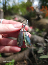 Load image into Gallery viewer, Labradorite Drop Earrings (Large)
