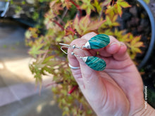 Load image into Gallery viewer, Amazonite Faceted Pear Drop Earrings (Angular Hook Posts)

