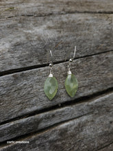 Load image into Gallery viewer, Prehnite Drop Earrings
