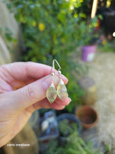 Load image into Gallery viewer, Prehnite Drop Earrings

