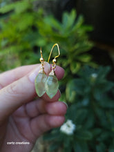 Load image into Gallery viewer, Prehnite Drop Earrings
