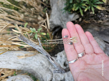 Load image into Gallery viewer, Prehnite &amp; Aquamarine Earrings (Drop dangles with chain)
