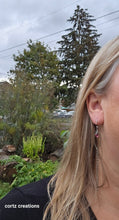 Load image into Gallery viewer, Rubellite Tourmaline Drop Dangles
