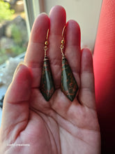 Load image into Gallery viewer, Red Jasper Earrings
