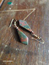 Load image into Gallery viewer, Red Jasper Earrings
