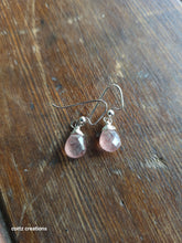 Load image into Gallery viewer, Strawberry Quartz Earrings
