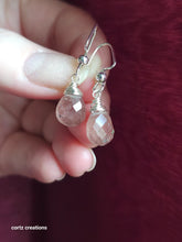 Load image into Gallery viewer, Strawberry Quartz Earrings
