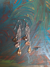 Load image into Gallery viewer, Andalusite and Imperial Golden Topaz Earrings
