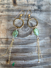 Load image into Gallery viewer, Green Kyanite Earrings
