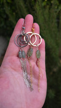 Load image into Gallery viewer, Green Kyanite Earrings
