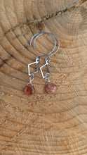 Load image into Gallery viewer, Sunstone Drop Dangle Earrings
