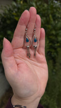 Load image into Gallery viewer, Electric Blue Apatite Fringe Earrings

