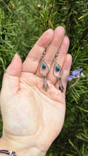 Load image into Gallery viewer, Electric Blue Apatite Fringe Earrings
