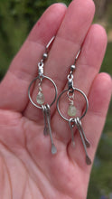 Load image into Gallery viewer, Green Kyanite Fringe Earrings
