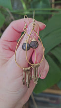 Load and play video in Gallery viewer, Labradorite Earrings
