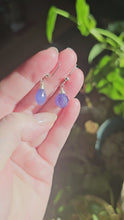 Load and play video in Gallery viewer, Tanzanite Earrings (Silver/Steel)

