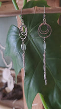 Load and play video in Gallery viewer, Green Kyanite Earrings
