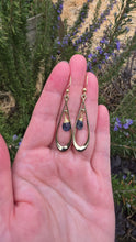 Load image into Gallery viewer, Moss Kyanite (Deep Electric Blue)  Drop Dangle Earrings
