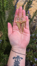 Load image into Gallery viewer, Prehnite Fringe Earrings
